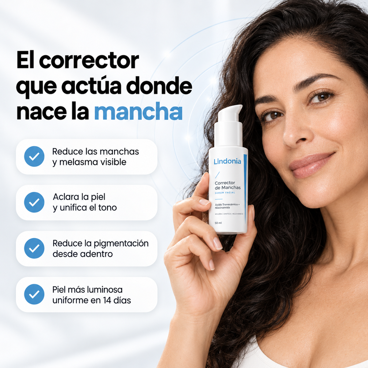 Lindonia® Crema Coreana Antimanchas: Aclara manchas desde la primera semana